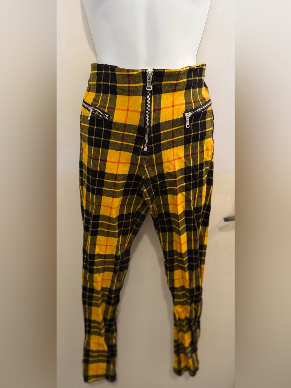 Tiger Mist Yellow / Plaid Pants